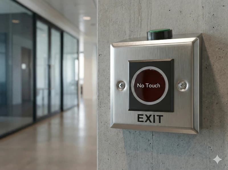Touchless Exit Button